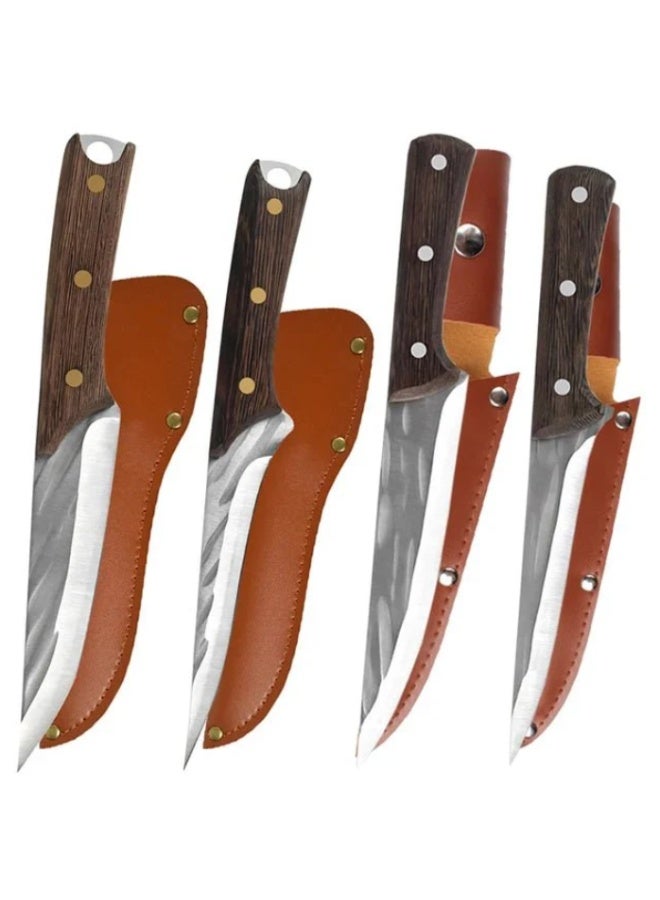 BLOOMING TIME Premium Forged Butcher Knife Set – Precision, Power & Style - Image 4